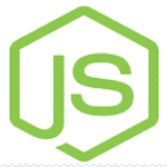 Icon representing Express.js framework on the website