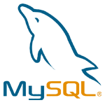 Icon representing MySQL on the website.
