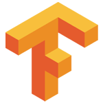 Icon representing TensorFlow on the website.